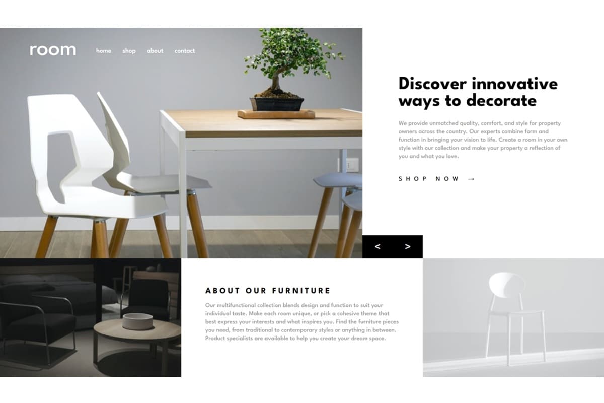 Room homepage