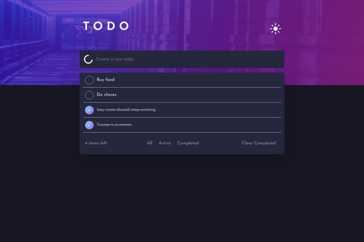 Todo app