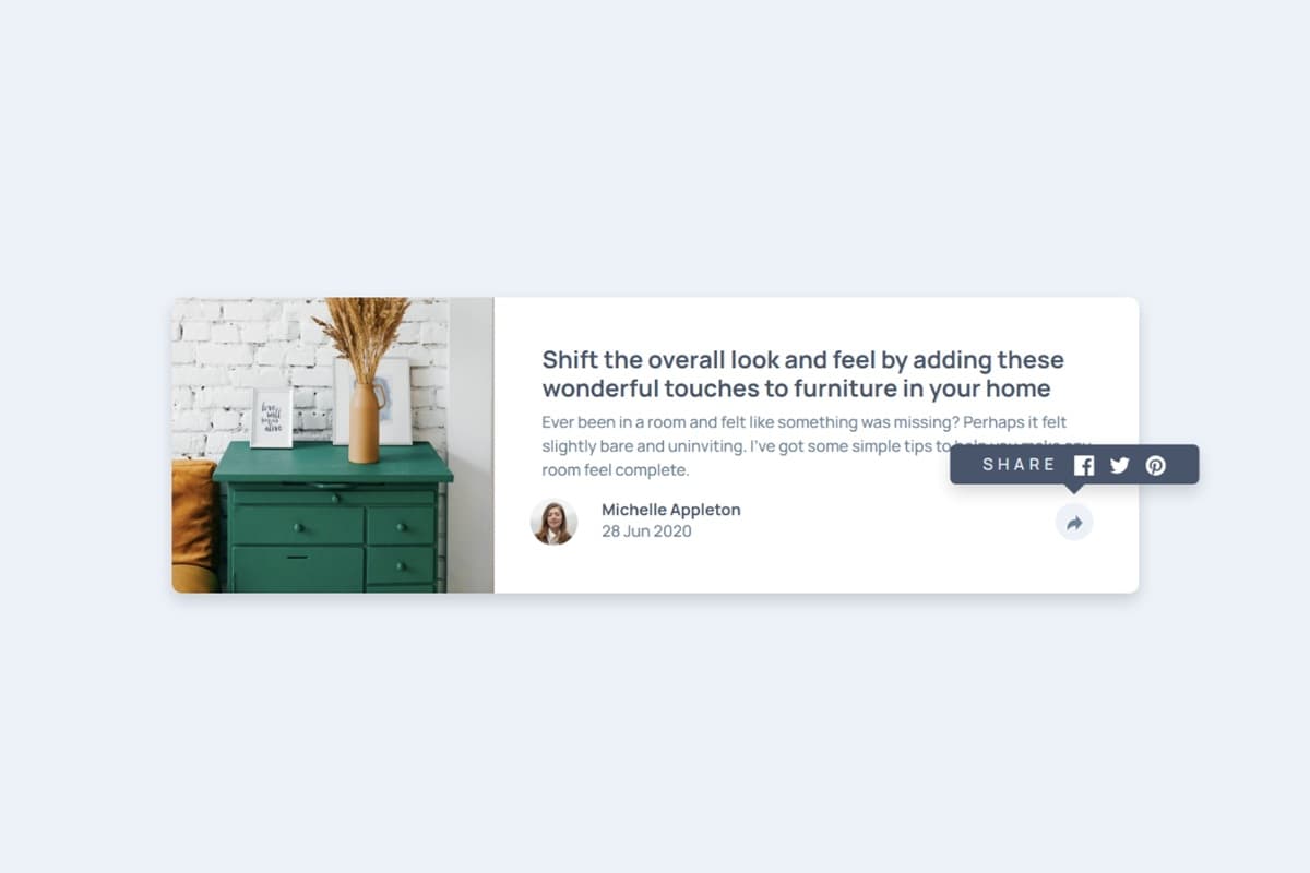 Article preview component