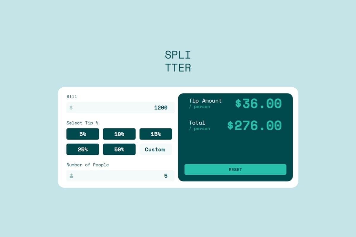 Tip calculator app
