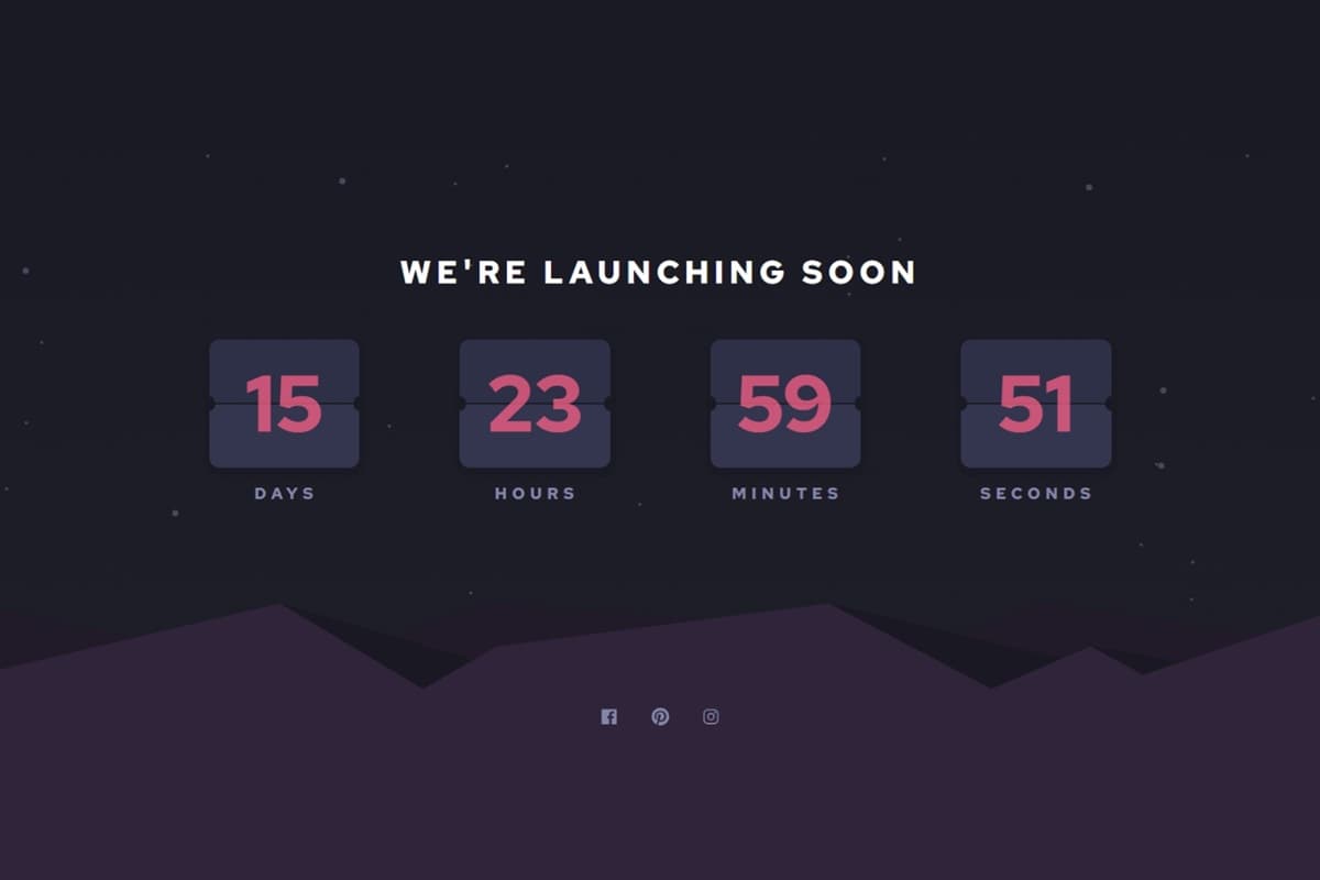 Launch countdown timer