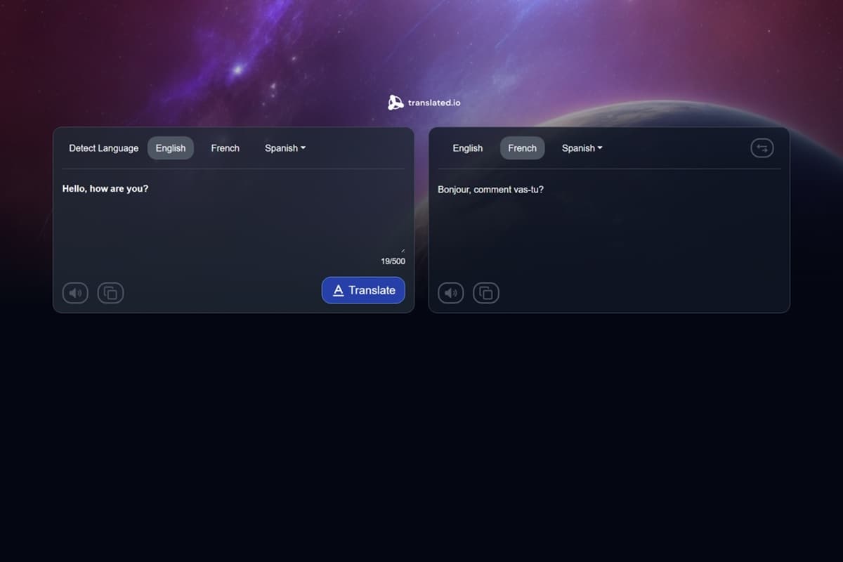 Translate app